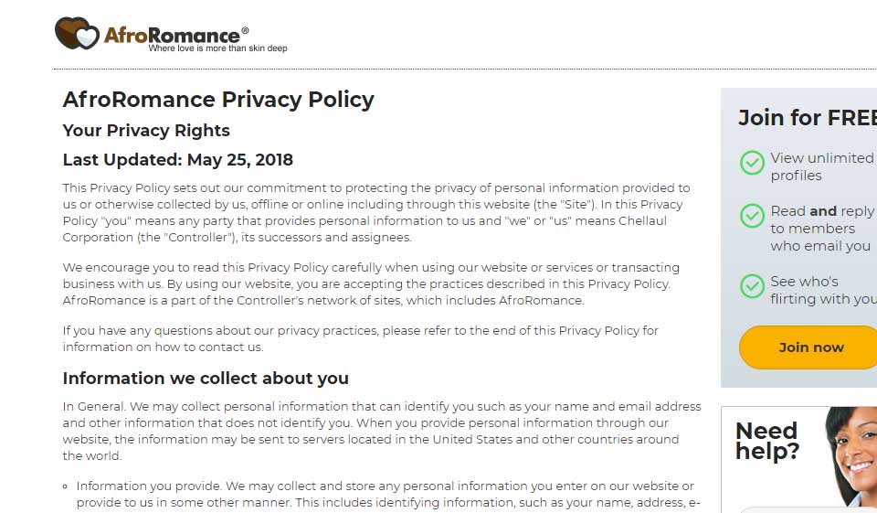 AfroRomance Security